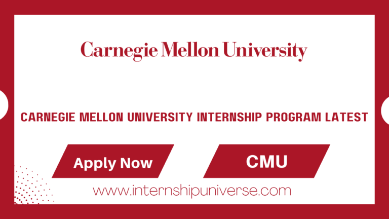 Carnegie Mellon University Internship Program
