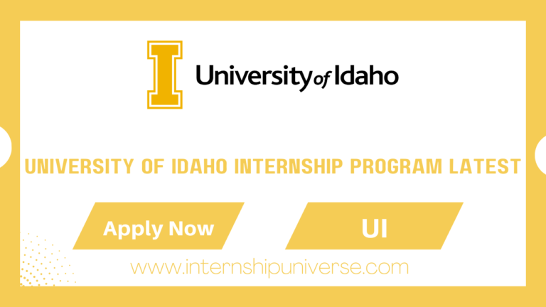 University Of Idaho Internships Program
