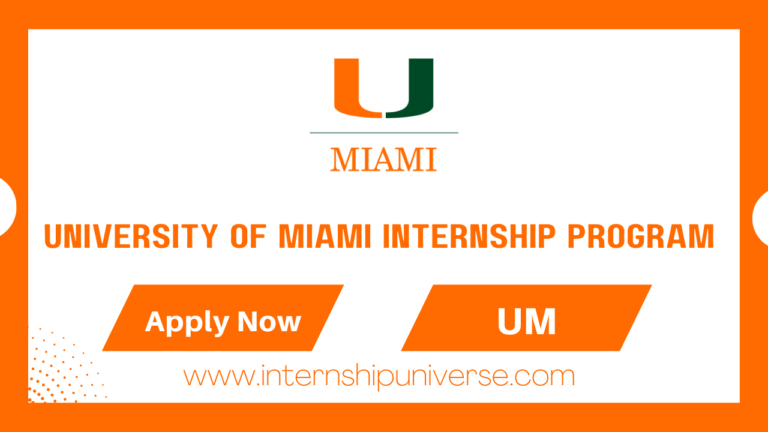 University Of Miami Internship Program