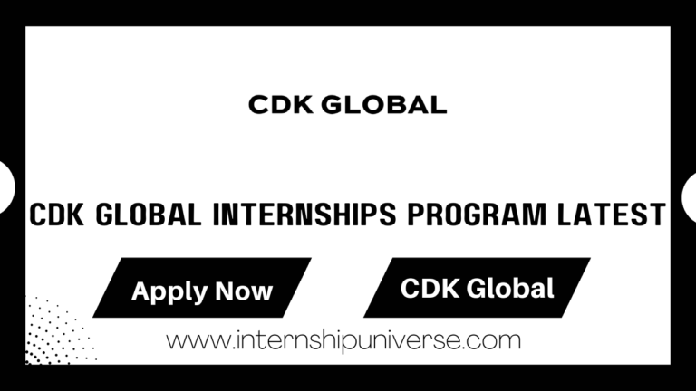 CDK Global Internships Program