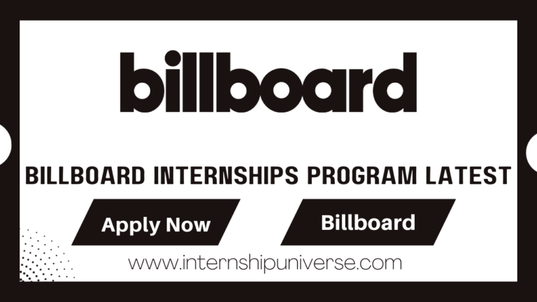Billboard Internships Program