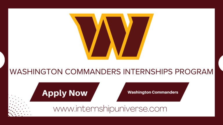 Washington Commanders Internships Program