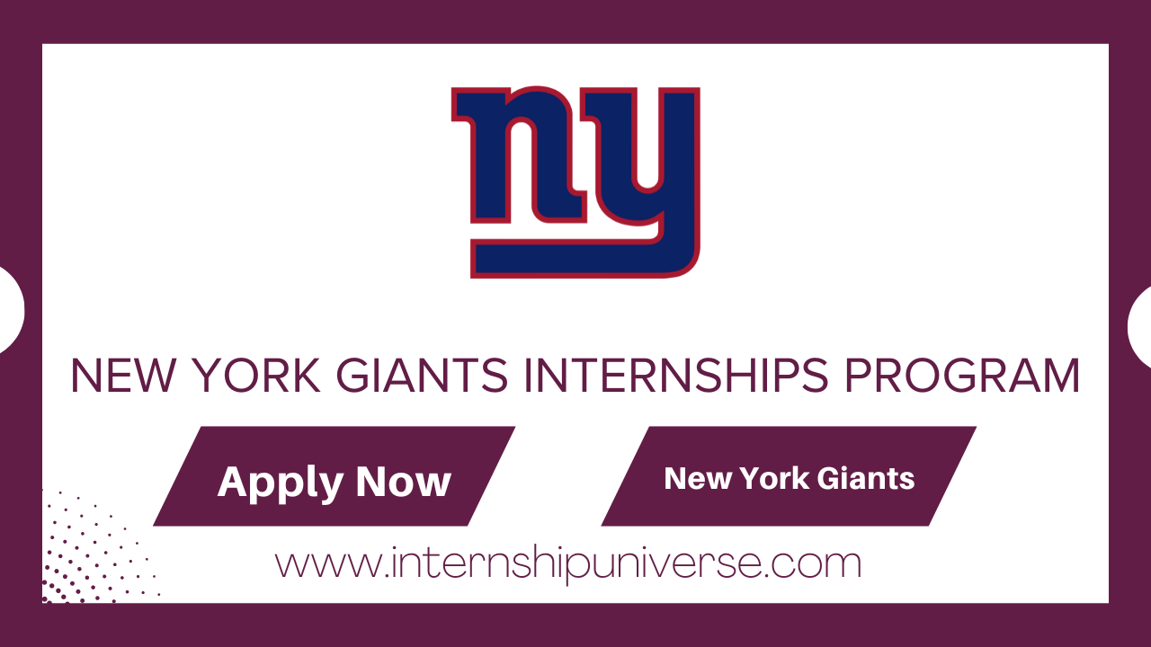 New York Giants Internships Program